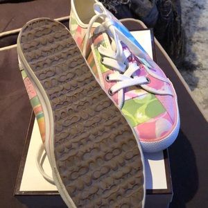 Coach Shoes - Adorable Coach patchwork sneakers Coach Shoes - Adorable Coach patchwork sneakers